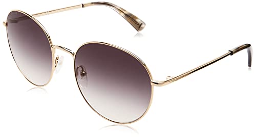 LONGCHAMP Damen LO101S Sonnenbrille, GOLD/SMOKE ROSE, 56 von Longchamp