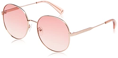 LONGCHAMP Damen LO161S Sonnenbrille, ROSE GOLD/GRADIENT ROSE/PEACH, 59 von Longchamp