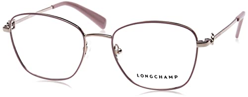 LONGCHAMP Damen LO2133 Sonnenbrille, ROSE GOLD/PURPLE, 52 von Longchamp