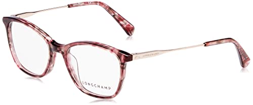 LONGCHAMP Damen LO2683 Sonnenbrille, TEXTURED ROSE, 49 von Longchamp