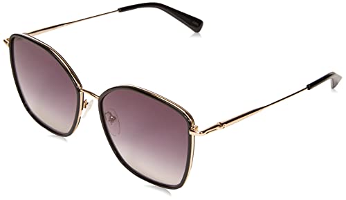 LONGCHAMP Damen LO685S Sonnenbrille, GOLD/SMOKE, 59 von Longchamp