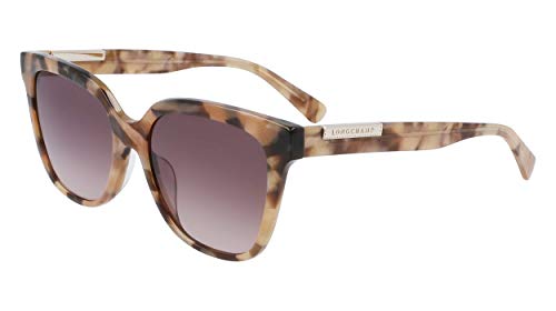 Longchamp Unisex LO644S Sunglasses, 102 Ivory Havana, 40 von Longchamp