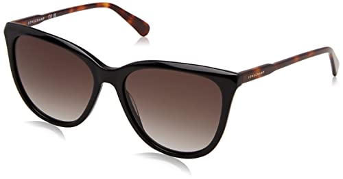 Longchamp Unisex LO718S Sunglasses, 001 Black, 56 von Longchamp