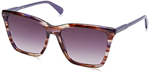 Longchamp Unisex LO719S Sunglasses, 503 Purple Horn, 56 von Longchamp