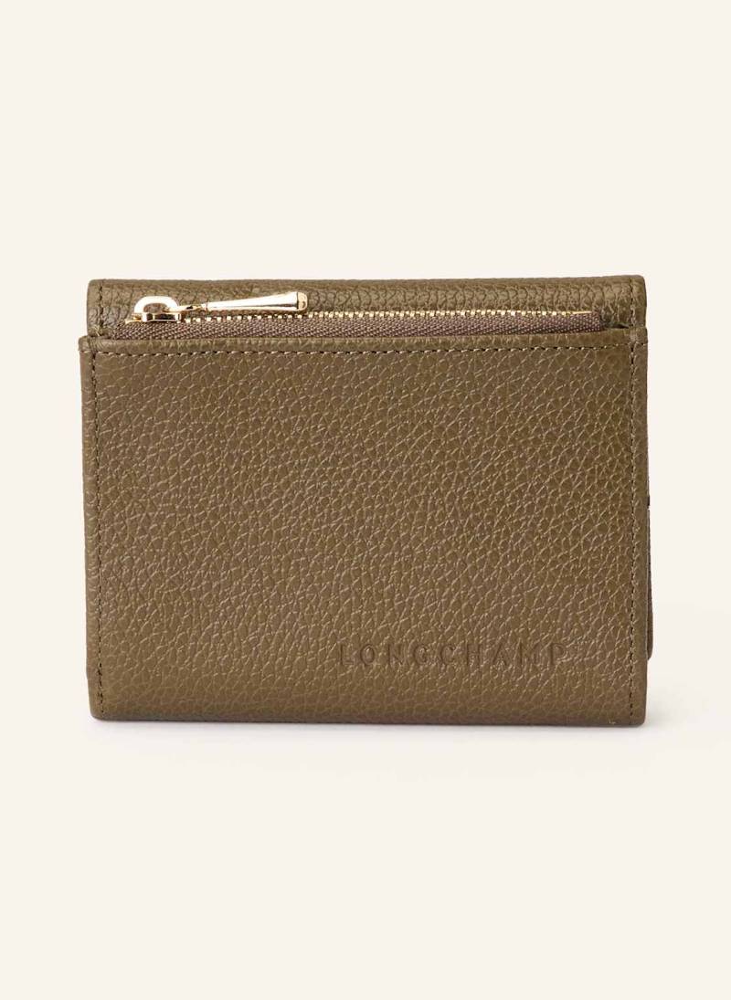 Longchamp Geldbörse Foulonne Compact Wallet gruen von Longchamp