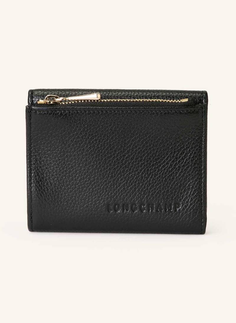 Longchamp Geldbörse Foulonne Compact Wallet schwarz von Longchamp