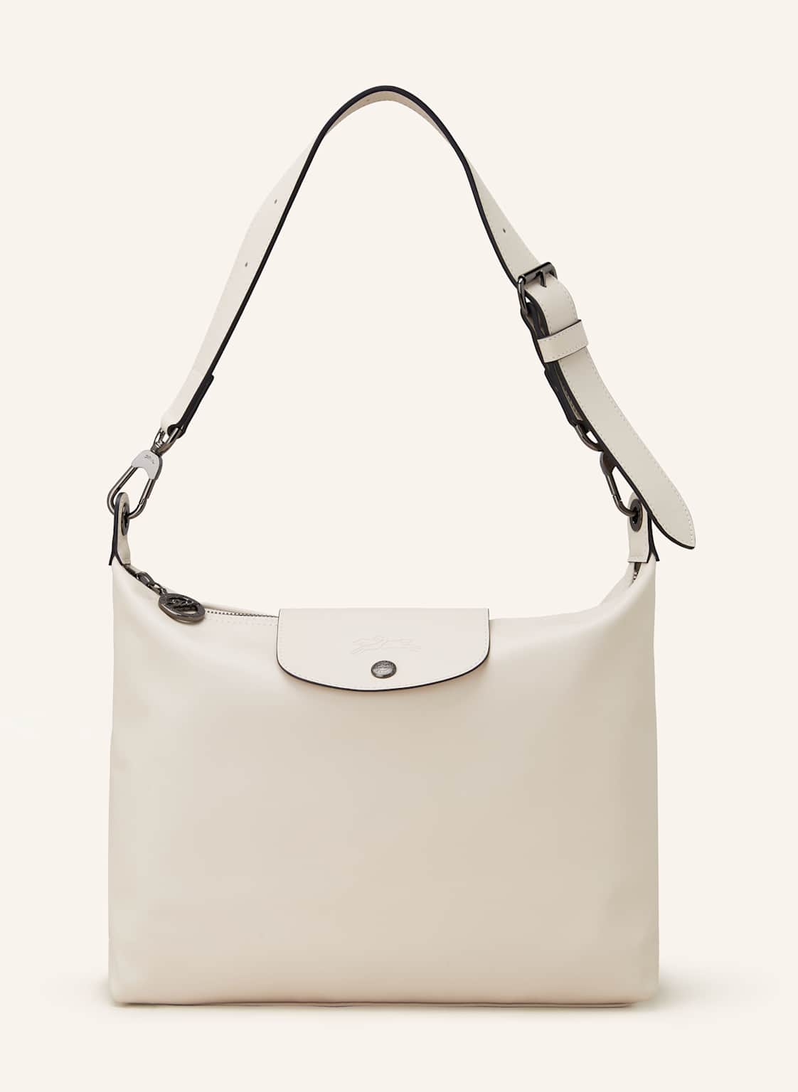 Longchamp Handtasche Le Pliage Cuir weiss von Longchamp