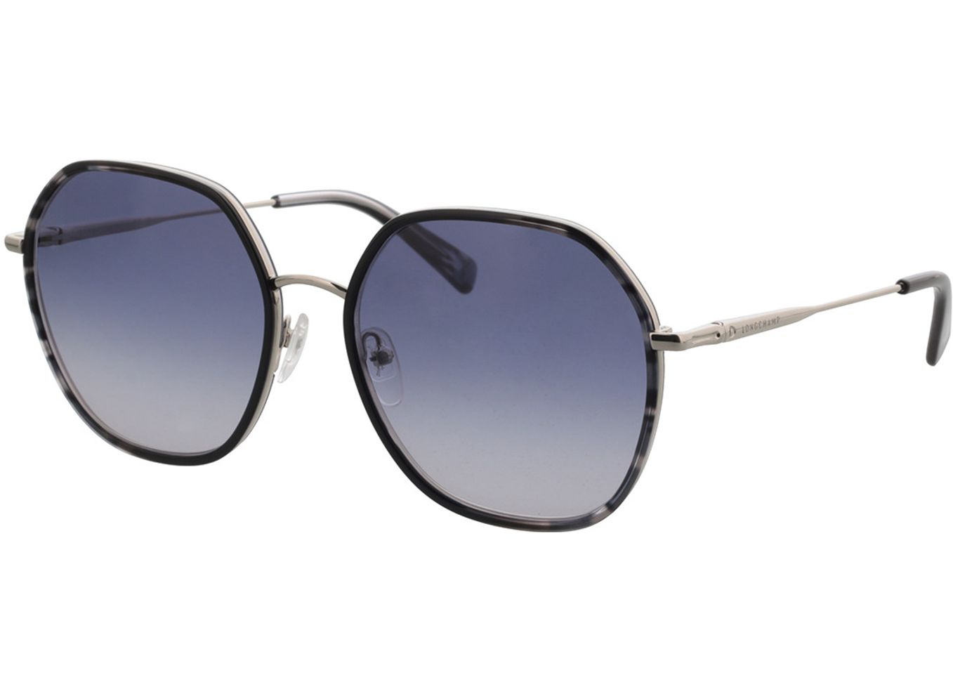 Longchamp LO163S 046 58-18 Sonnenbrille ohne Sehstärke, Damen, Vollrand, Rund von Longchamp