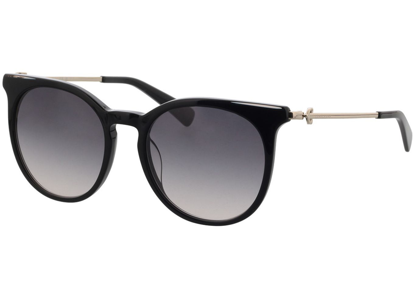 Longchamp LO693S 001 52-18 Sonnenbrille mit Sehstärke erhältlich, Damen, Vollrand, Rund von Longchamp