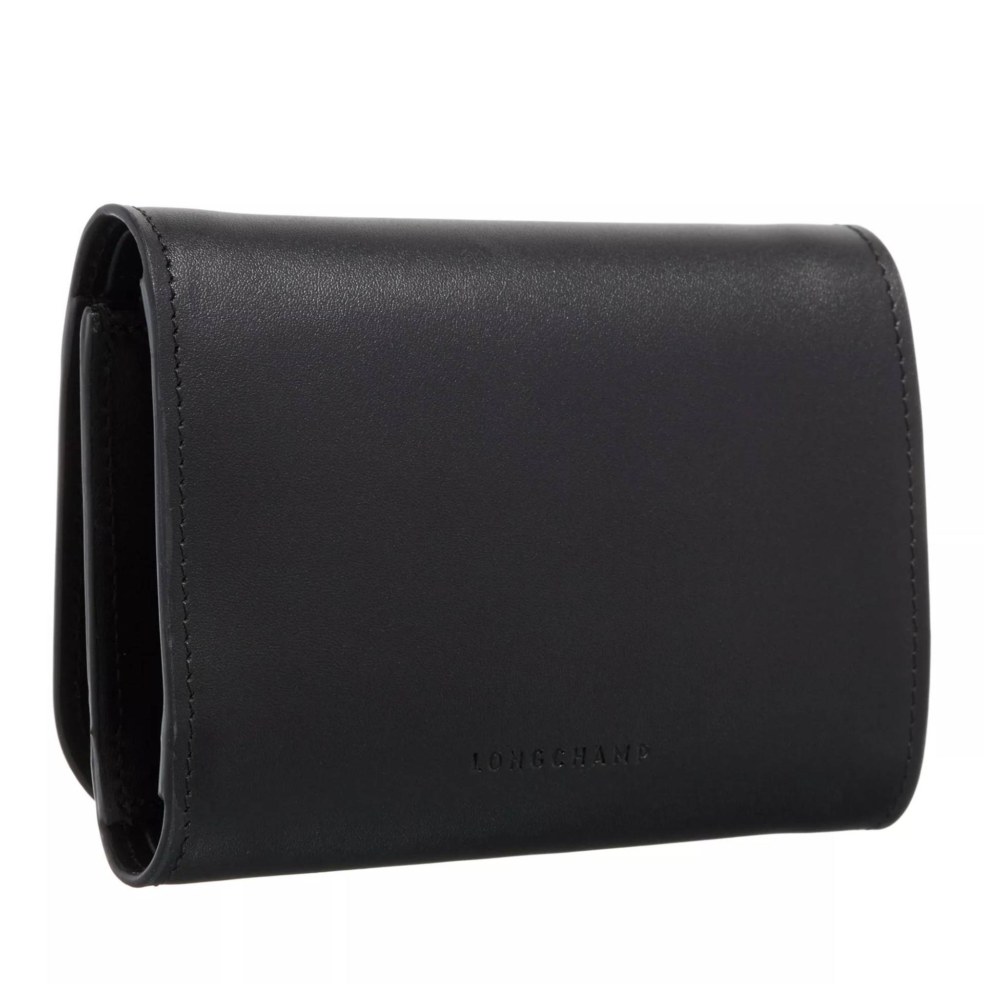 Longchamp Portemonnaie - Box-Trot Colors Compact Wallet - Gr. unisize - in Schwarz - für Damen von Longchamp