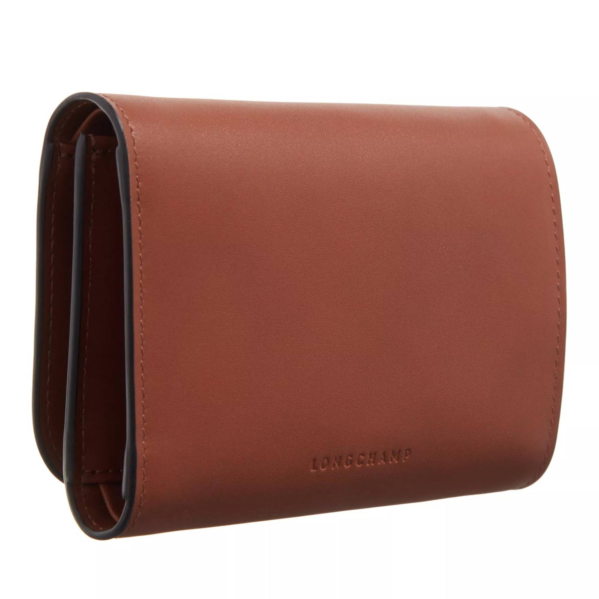 Longchamp Portemonnaie - Box-Trot Compact Wallet - Gr. unisize - in Braun - für Damen von Longchamp