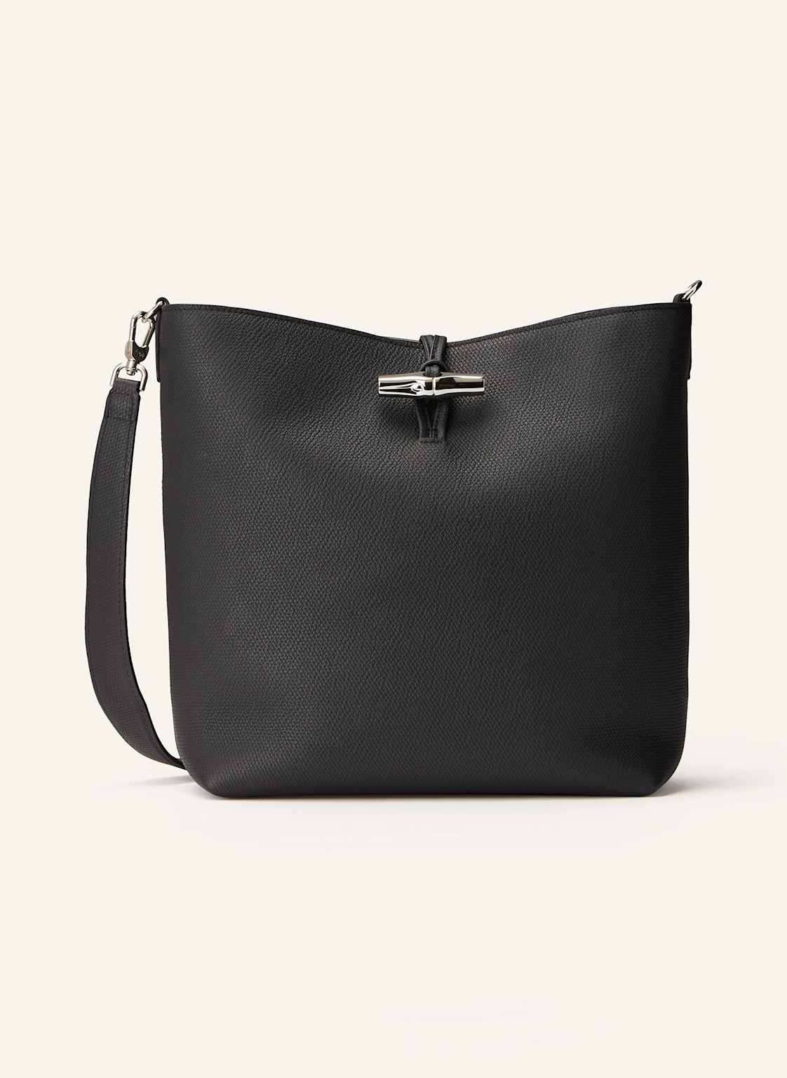 Longchamp Schultertasche Le Roseau Large schwarz Longchamp Schultertasche Le Roseau Large schwarz von Longchamp