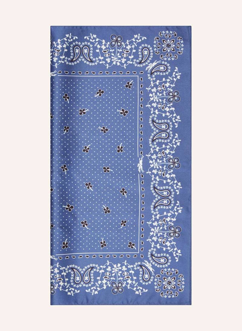 Longchamp Seidentuch French Bandana blau von Longchamp