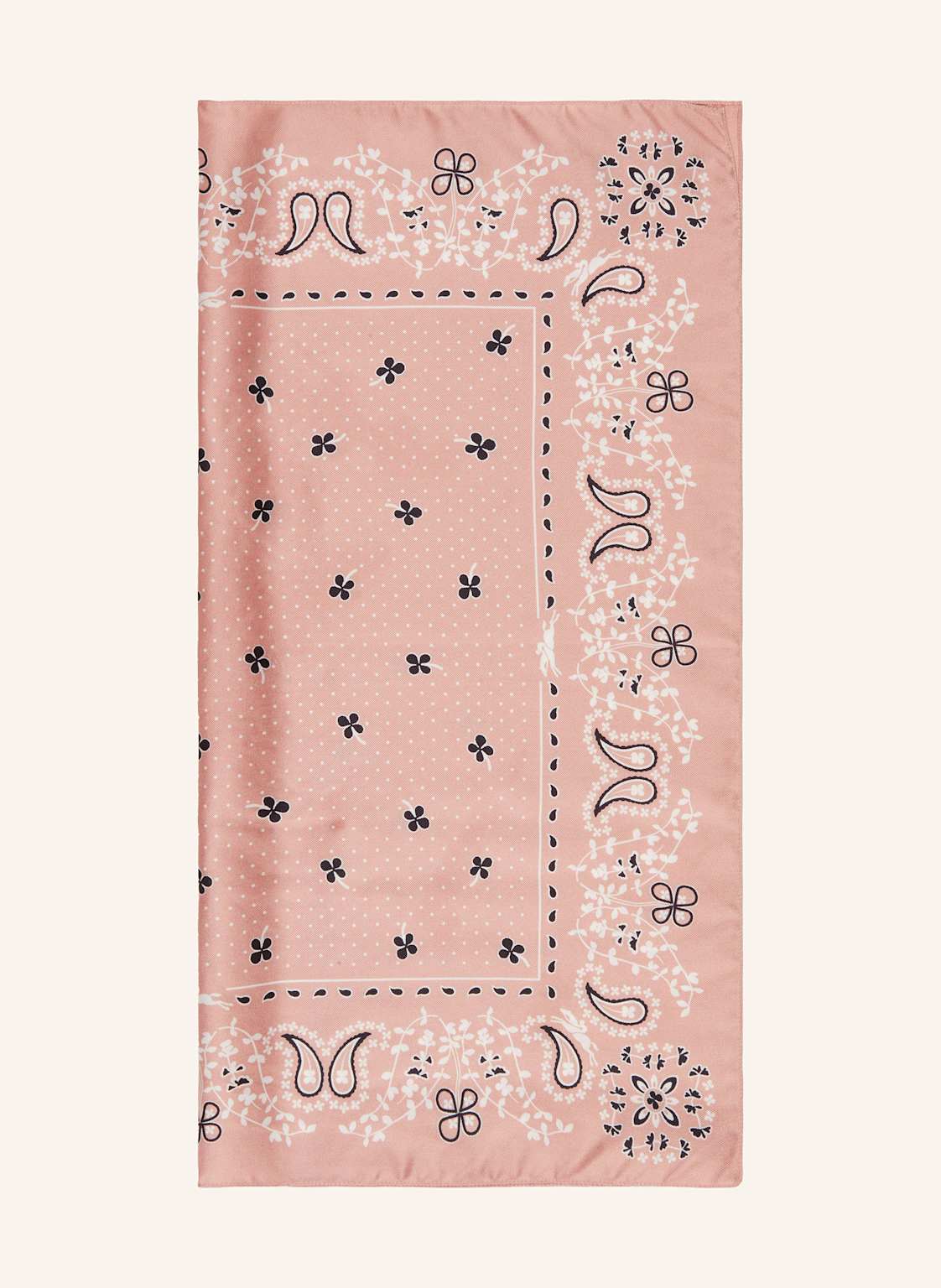 Longchamp Seidentuch French Bandana rosa von Longchamp