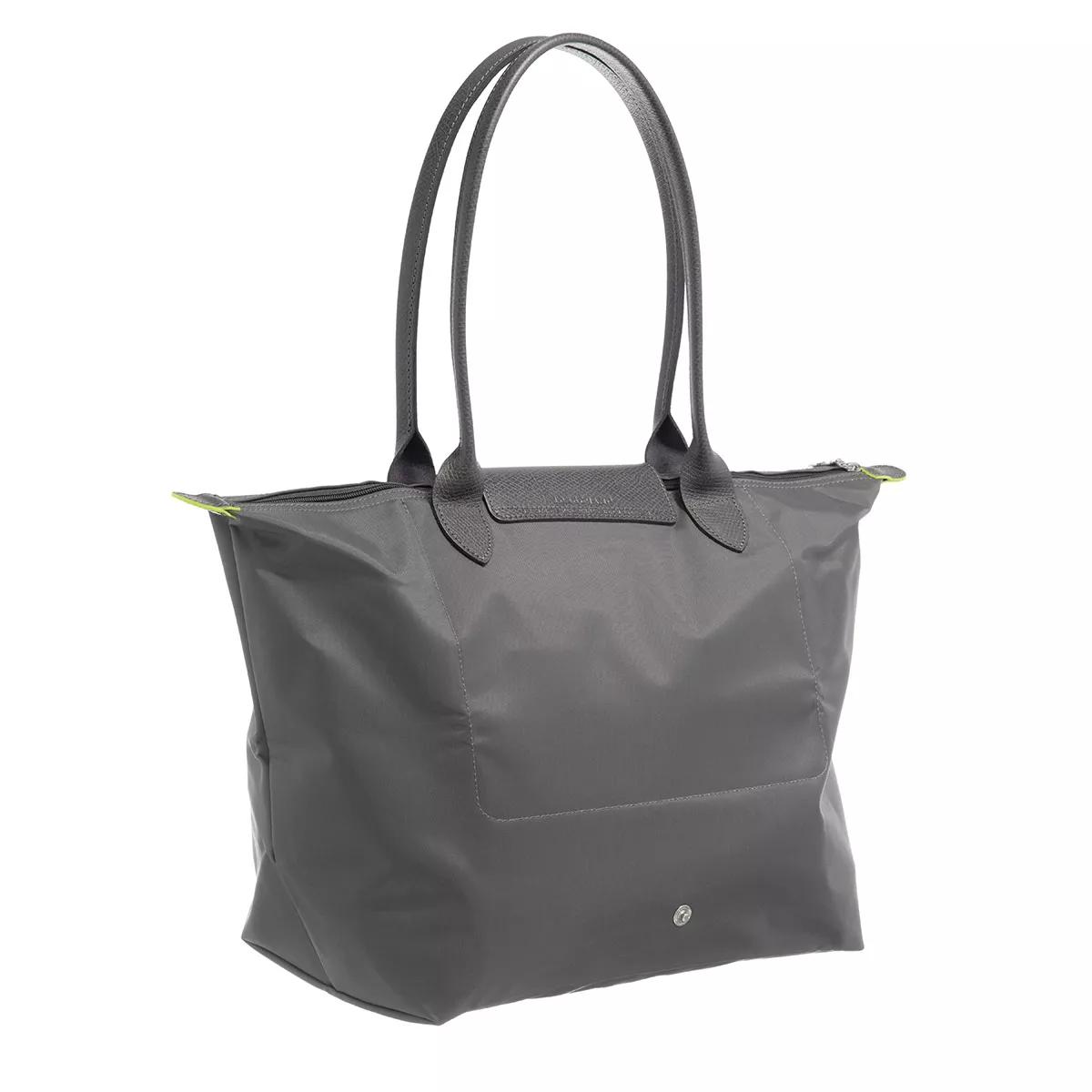 Longchamp Shopper - Le Pliage Green - Gr. unisize - in Gunmetal - für Damen von Longchamp