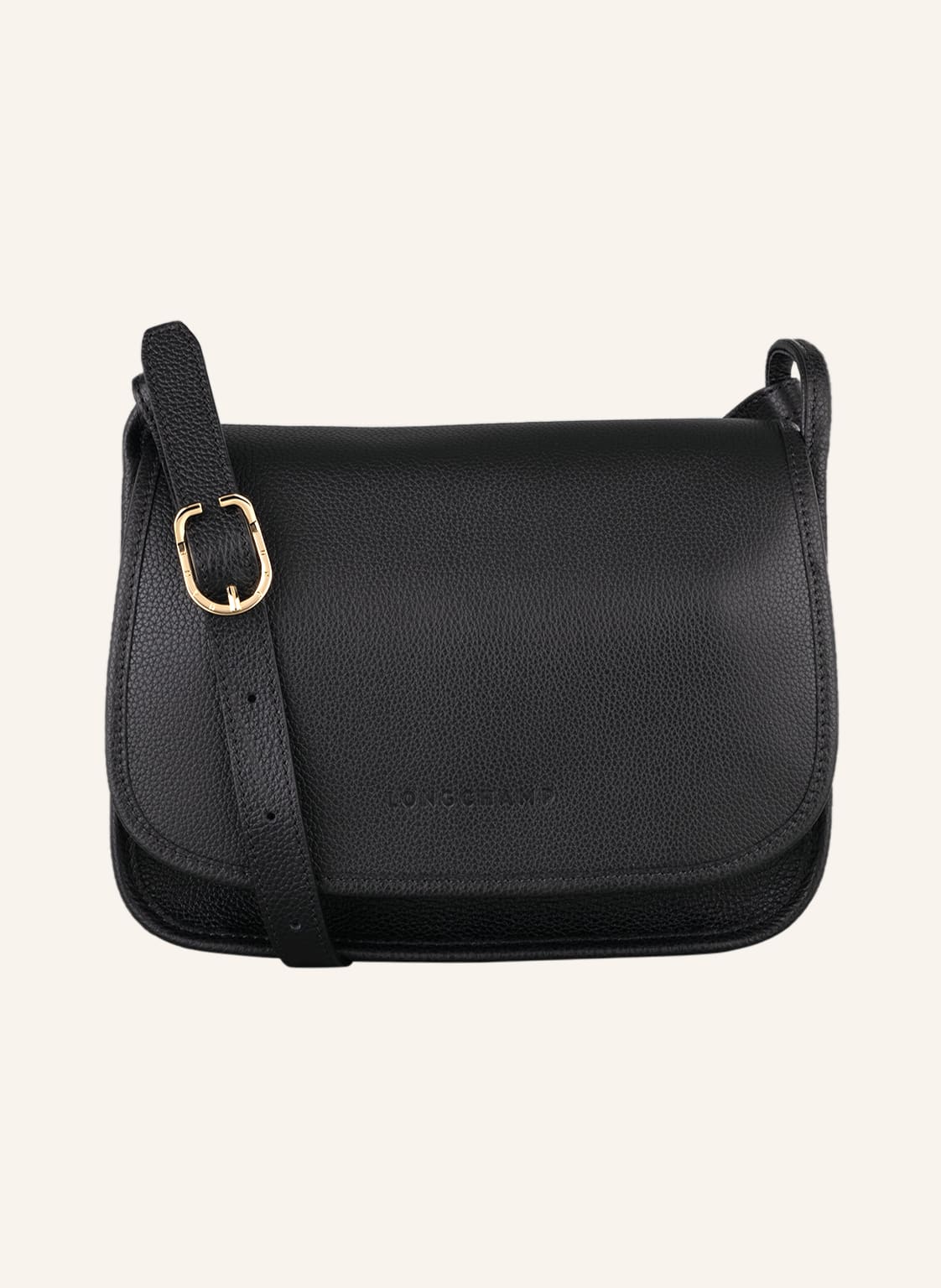 Longchamp Umhängetasche Le Foulonné M schwarz von Longchamp