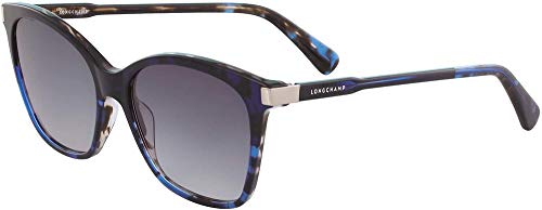 Longchamp Unisex LO625S Sunglasses, 421 Marble Blue, Default von Longchamp