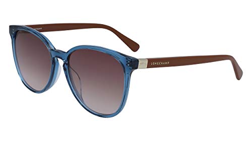 Longchamp Unisex LO647S Sunglasses, 429 Petrol/Brick, 53 von Longchamp