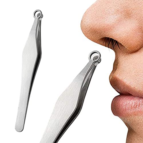 Longeu Männer Nasenhaarschneider Pinzette Nasenhaar Trimmer Leicht Manuelle Nasenhaarentfernung Pinzette aus Edelstahl Gut für Nasenhaar von Longeu