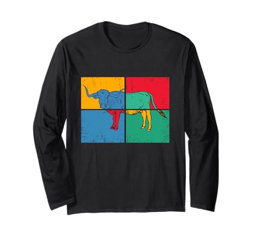 Künstlerischer Longhorn Cow Lover für Herren Bunte Longhorn Cow Langarmshirt Künstlerischer Longhorn Cow Lover für Herren Bunte Longhorn Cow Langarmshirt von Longhorn Gifts For Men & Women