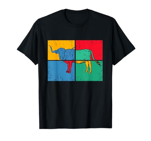 Künstlerischer Longhorn Cow Lover für Herren Bunte Longhorn Cow T-Shirt Künstlerischer Longhorn Cow Lover für Herren Bunte Longhorn Cow T-Shirt von Longhorn Gifts For Men & Women