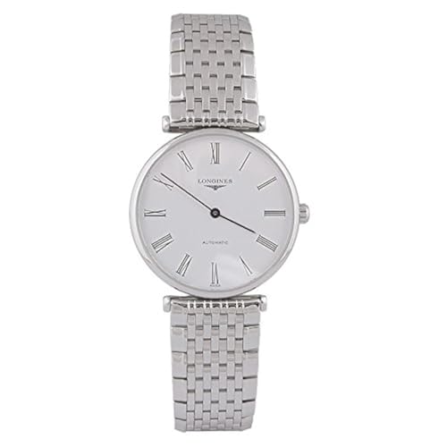 Longines Damen-Armbanduhr Armband Edelstahl + Gehäuse Saphirglas Automatik Zifferblatt Weiß L49084116 von Longines