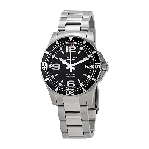 Longines Herren Armbanduhr HydroConquest Automatik schwarzes Zifferblatt L3.741.4.56.6 von Longines