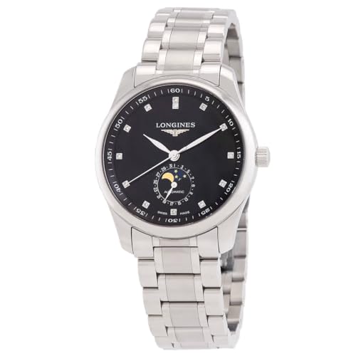 Longines L2.909.4.57.6 Herren Armbanduhr Master Collection Automatikwerk Mondphasenanzeige L2.909.4.57.6 Herren Echtes importiertes Produkt von Longines
