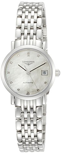 Longines L43094876 Edelstahl Longines elegant Mutter Bayanlar ?zle Stahl Pearl Wahlschalter in von Longines