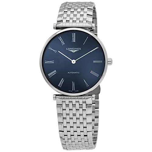 Longines La Grande Automatik blaues Zifferblatt Herrenuhr L4.918.4.94.6 Modern Modern, Modern von Longines
