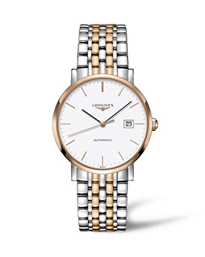 Longines - Longines Die Longines Elegante Kollektion L4.910.5.12.7 - L49105127, Gold/Rotgold/Weiß, Modern von Longines