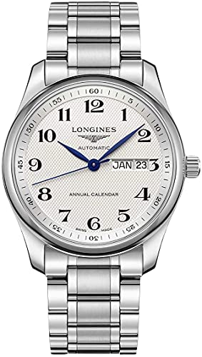 Longines Master Automatik Chronometer Silber Zifferblatt Unisex Uhr L2.910.4.78.6 von Longines