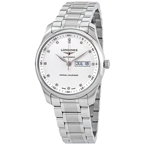 Longines Master Automatik Diamant Silber Zifferblatt Herrenuhr L29104776, Modern von Longines