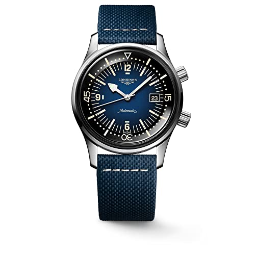 Longines orologio Heritage Legend Diver Blu Watch 42mm blu automatico acciaio L3.774.4.90.2 von Longines