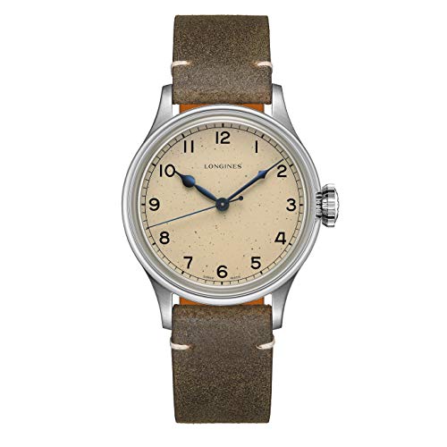 Longines orologio Heritage Military 38,5 mm acciaio automatico L2.819.4.93.2 von Longines