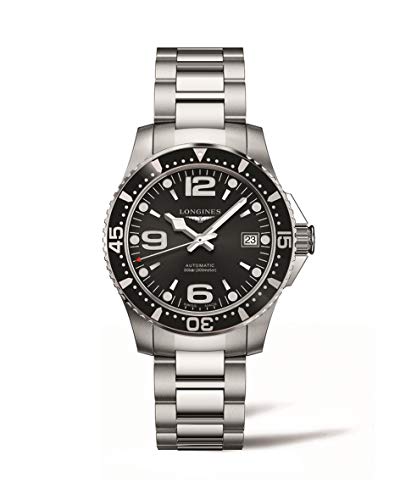 Longines orologio HydroConquest 39mm nero acciaio uomo automatico L3.741.4.56.6 von Longines