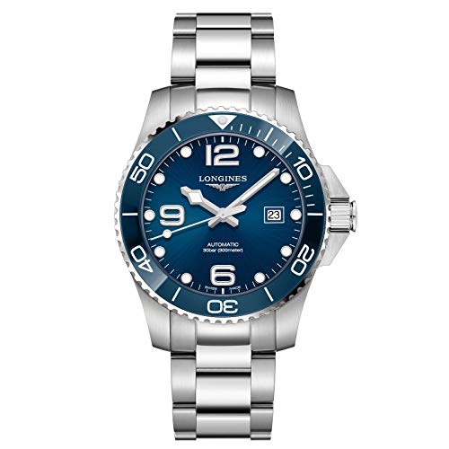 Longines orologio Hydroconquest ceramic automatico blù 43mm L3.782.4.96.6 von Longines