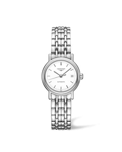 Longines orologio Présence 25,5mm bianco automatico acciaio L4.321.4.12.6 von Longines