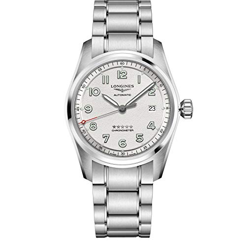 Longines orologio Spirit 40mm argento automatico acciaio L3.810.4.73.6 von Longines
