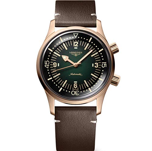 Longines orologio The Longines Legend Diver Watch 42mm verde automatico bronzo titanio L3.774.1.50.2 von Longines