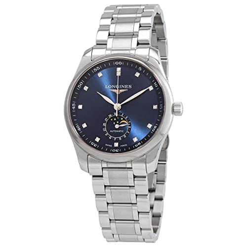 Longines Master Automatic Diamond Blue Dial Herrenuhr L29094976 Blau Modern, blau, Modern von Longines