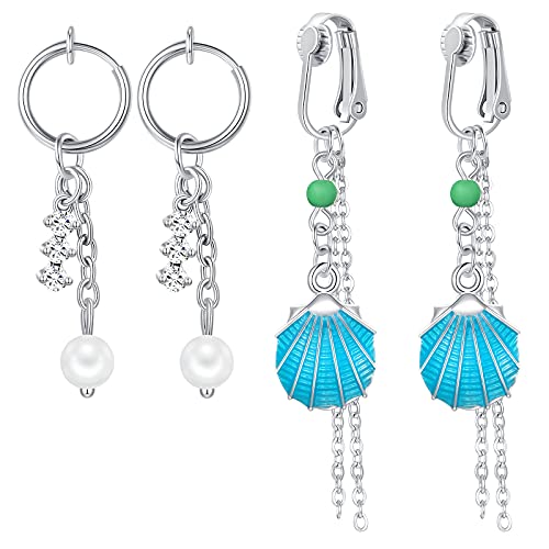 Longita Fake Bauchnabelpiercing Perle Clip On Faux Belly Piercing Nabelpiercing für Damen ohne Ohr Löcher Ohrringe Fake Piercing Bauchnabel Longita Fake Bauchnabelpiercing Perle Clip On Faux Belly Piercing Nabelpiercing für Damen ohne Ohr Löcher Ohrringe Fake Piercing Bauchnabel von Longita