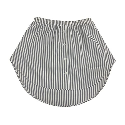 27 Farbe Blusenrock Damen Unterzieh Blusen Rock Unterzieher Blusenverlängerung Hemdrock Hemdverlängerung Shirt Verlängerung Unterrock Blusen Verlängerung Hoodie Extender Damen Layering Top Minirock von Longra