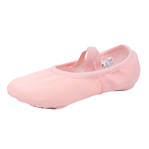 Ballettschuhe Mädchen Balettschlappen Kinder Ballerina Mädchen Charlie Geteilte Ledersohle Ballettschläppchen Ballett Schlappen Ballet Shoes Trainings Tanzschuhe Gymnastikschuhe Yogaschuhe von Longra