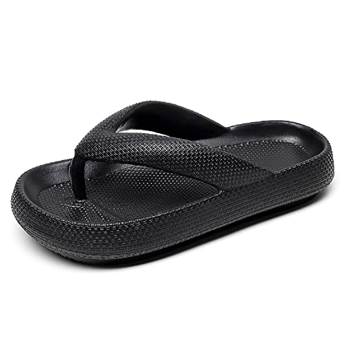 Longra Badeschuhe Herren Damen Flip Flops Cloud Slides Slippers Badeschlappen Cloudyzz Schlappen Wolke Hausschuhe Gummi Home Slippers rutschfeste Pantoletten Sommer Garten von Longra