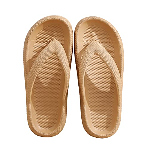 Longra Badeschuhe Herren Damen Flip Flops Cloud Slides Slippers Badeschlappen Cloudyzz Schlappen Wolke Hausschuhe Gummi Home Slippers rutschfeste Pantoletten Sommer Garten von Longra