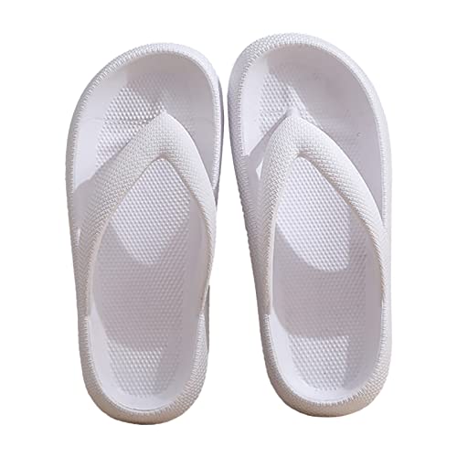 Longra Badeschuhe Herren Damen Flip Flops Cloud Slides Slippers Badeschlappen Cloudyzz Schlappen Wolke Hausschuhe Gummi Home Slippers rutschfeste Pantoletten Sommer Garten von Longra