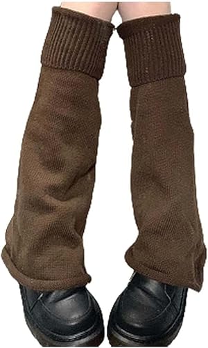 Damen Mode Winter Leggings Stiefel Lange Beinwärmer Stricken Häkeln Socken Gestrickte Warme Oberschenkel Hohe Socken von Longyangqk