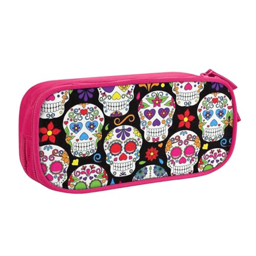 LONGZEHAO Federmäppchen mit großem Fassungsvermögen, doppelschichtiger Reißverschluss, Make-up-Tasche von Longzehao