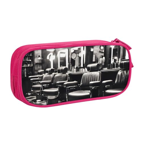 LONGZEHAO Federmäppchen mit großem Fassungsvermögen, einfarbiger Stil, doppelschichtiger Reißverschluss, Make-up-Tasche von Longzehao